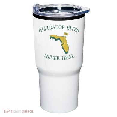 Alligator Bites Never Heal Florida Tumbler