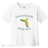 Alligator Bites Never Heal Florida Toddler T-Shirt thumb 0