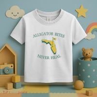 Alligator Bites Never Heal Florida Toddler T-Shirt thumb 3