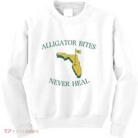 Alligator Bites Never Heal Florida Kids Sweatshirt thumb 0