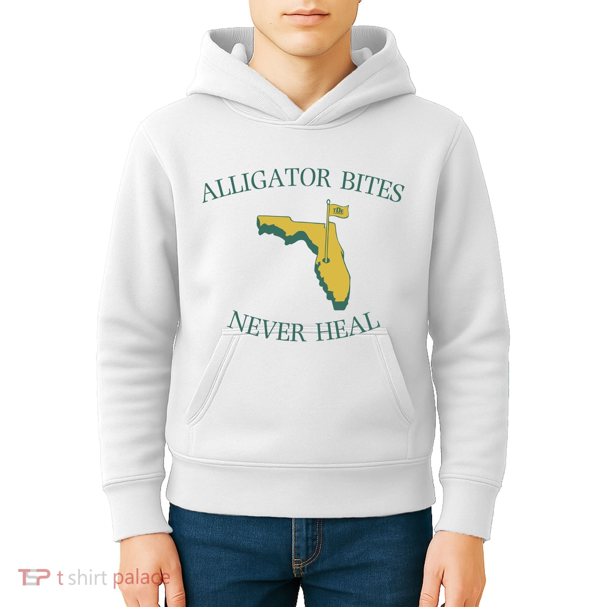 Alligator Bites Never Heal Florida Kids Hoodie