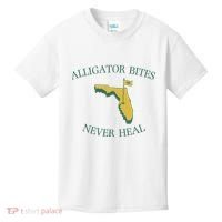 Alligator Bites Never Heal Florida Kids T-Shirt thumb 0