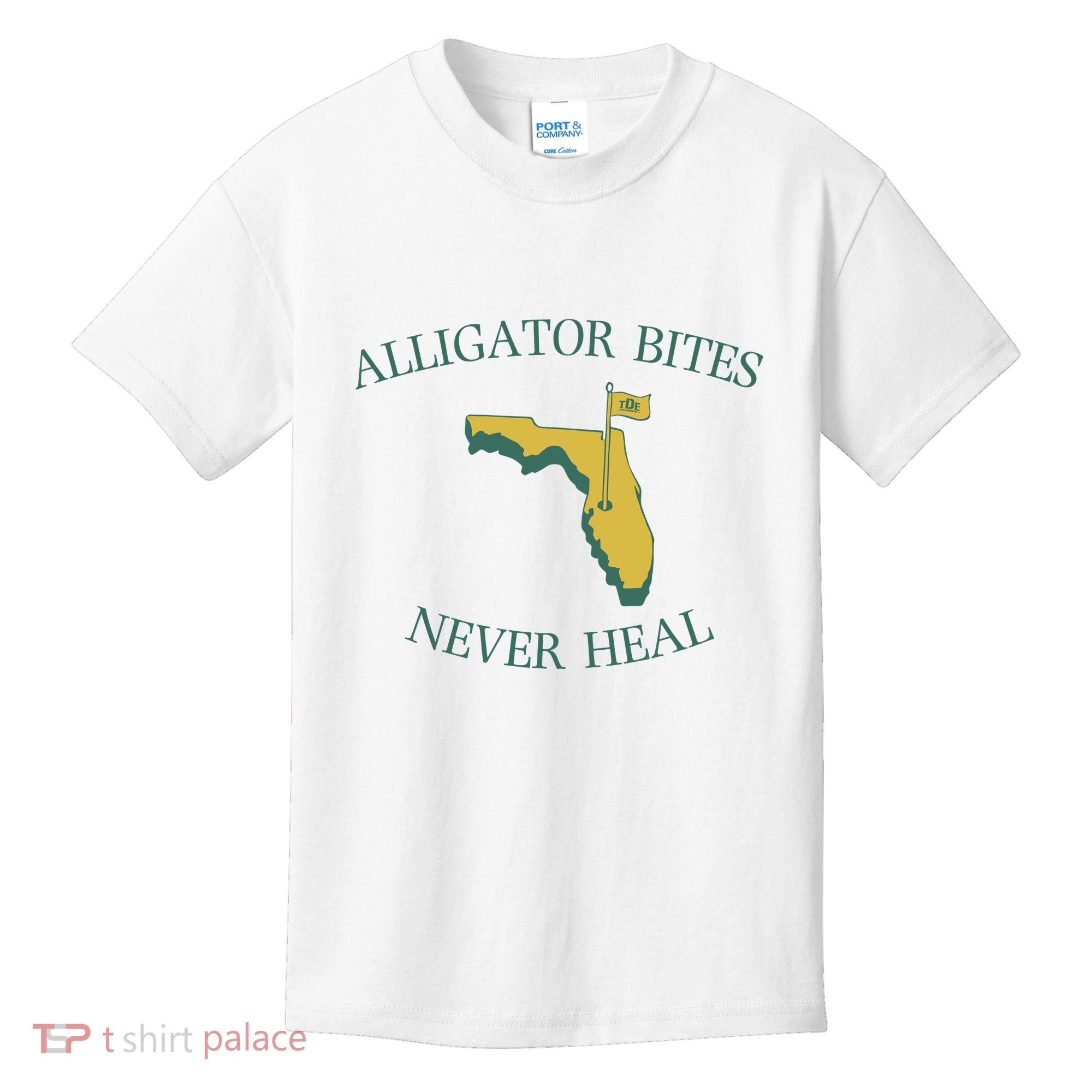 Alligator Bites Never Heal Florida Kids T-Shirt