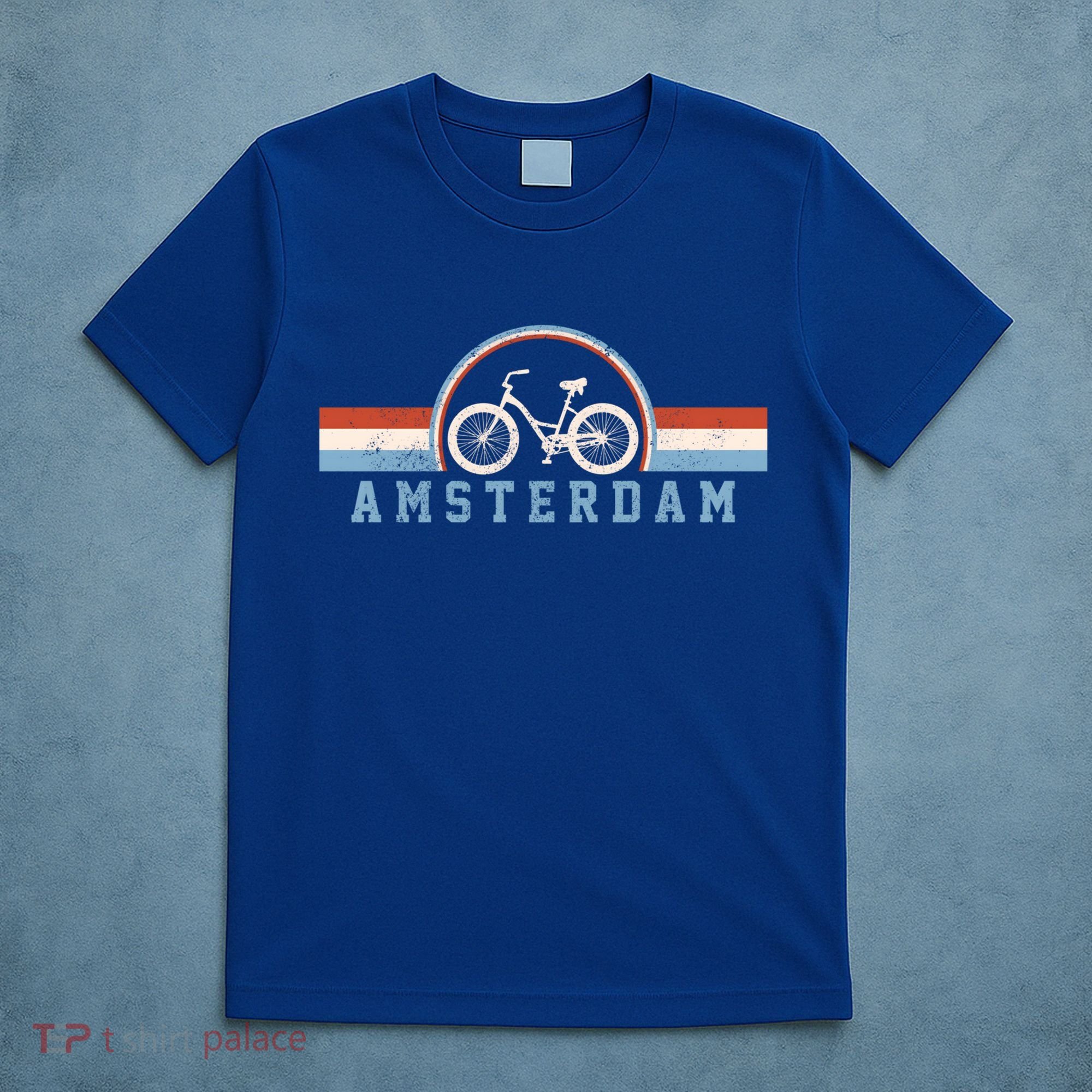 Amsterdam Bicycle Netherlands Holland Dutch Bike Vintage Gift T-Shirt
