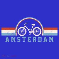Amsterdam Bicycle Netherlands Holland Dutch Bike Vintage Gift T-Shirt thumb 7