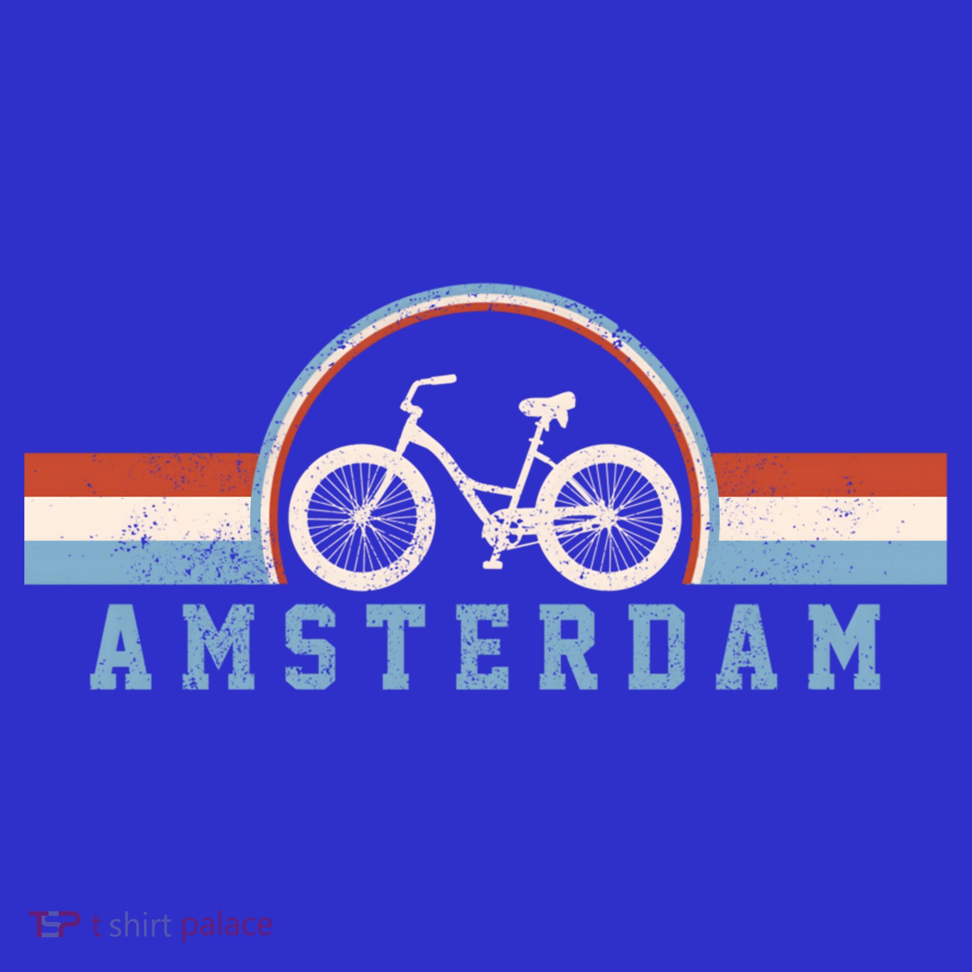 Amsterdam Bicycle Netherlands Holland Dutch Bike Vintage Gift T-Shirt