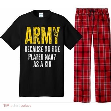 Army Because No One Played Pajama Set