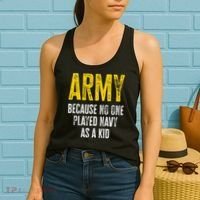 Army Because No One Played Women's Tank Top thumb 2
