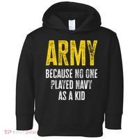 Army Because No One Played Toddler Hoodie thumb 0