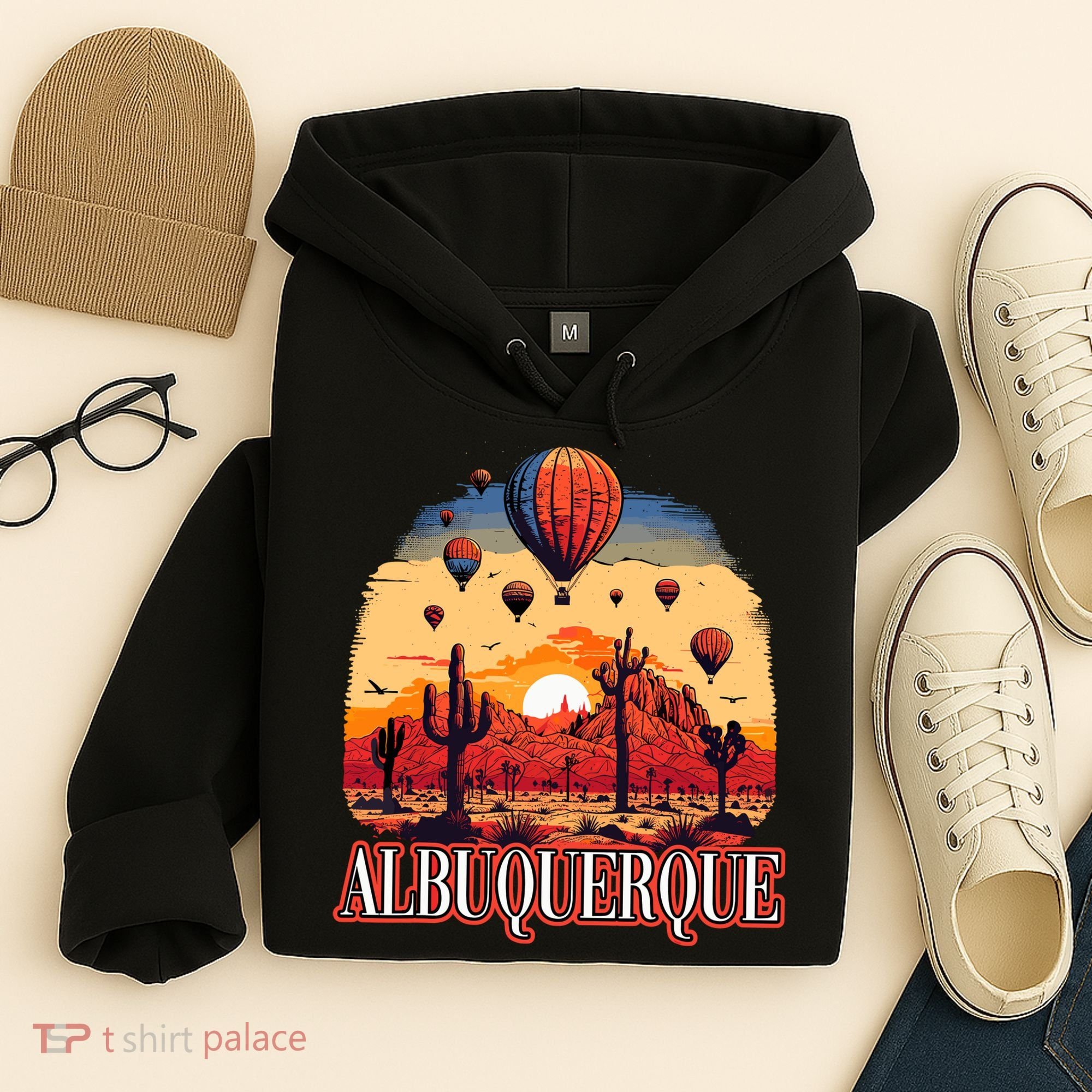 Albuquerque Balloon New Mexico Hot Air Balloon Hoodie
