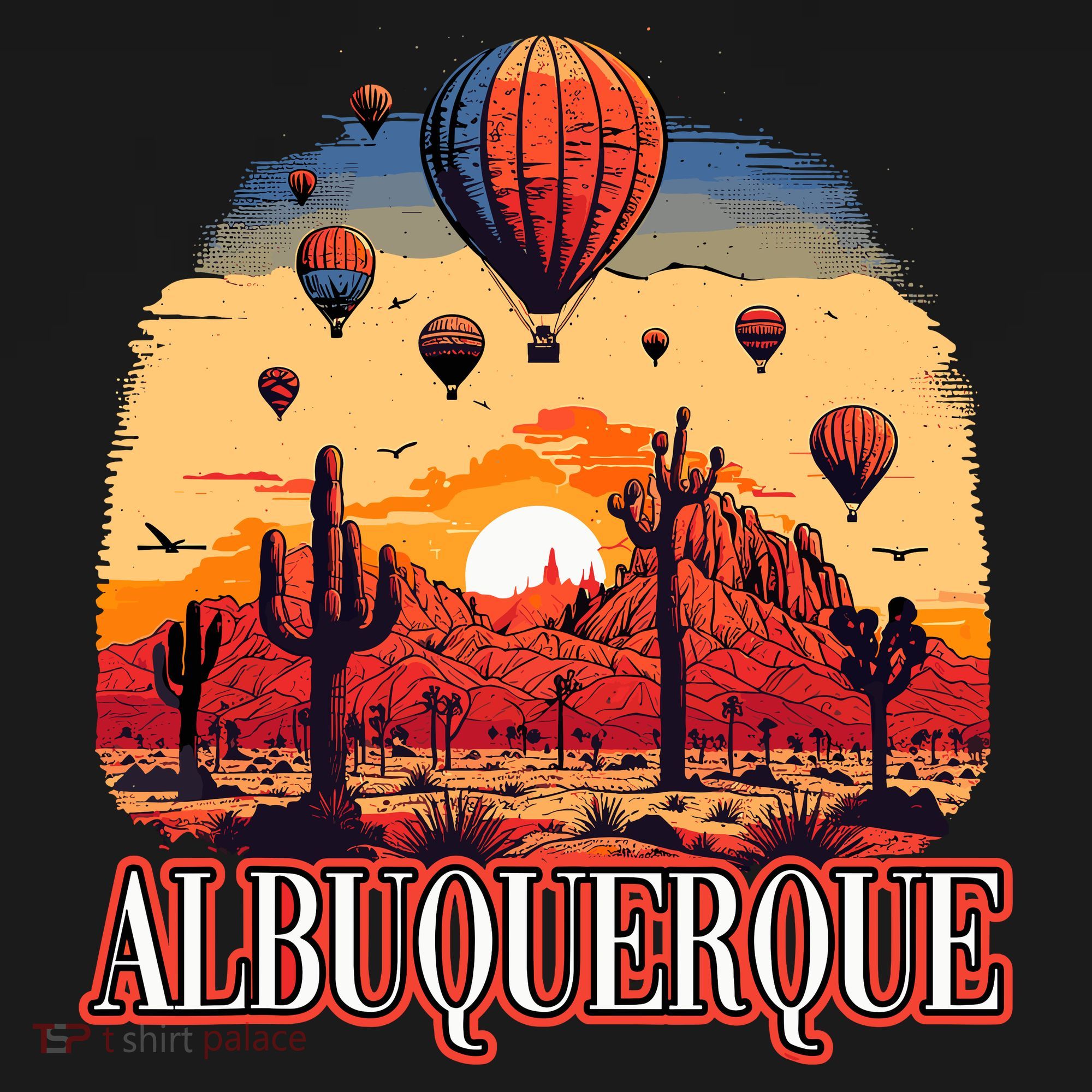Albuquerque Balloon New Mexico Hot Air Balloon T-Shirt