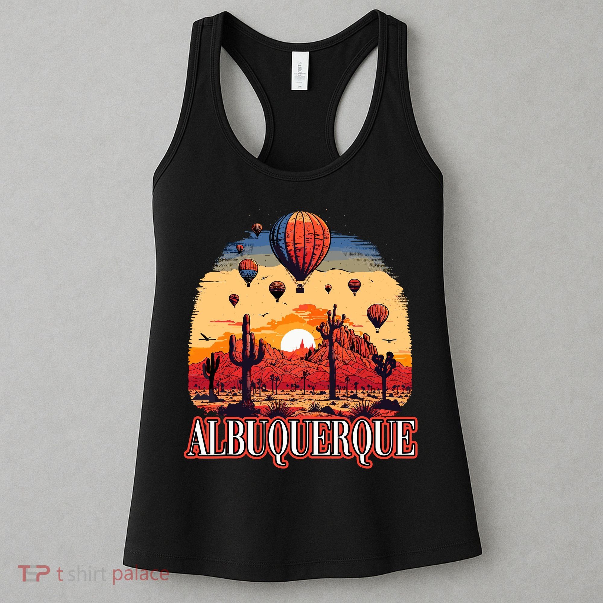 Albuquerque Balloon New Mexico Hot Air Balloon Women's Tank Top