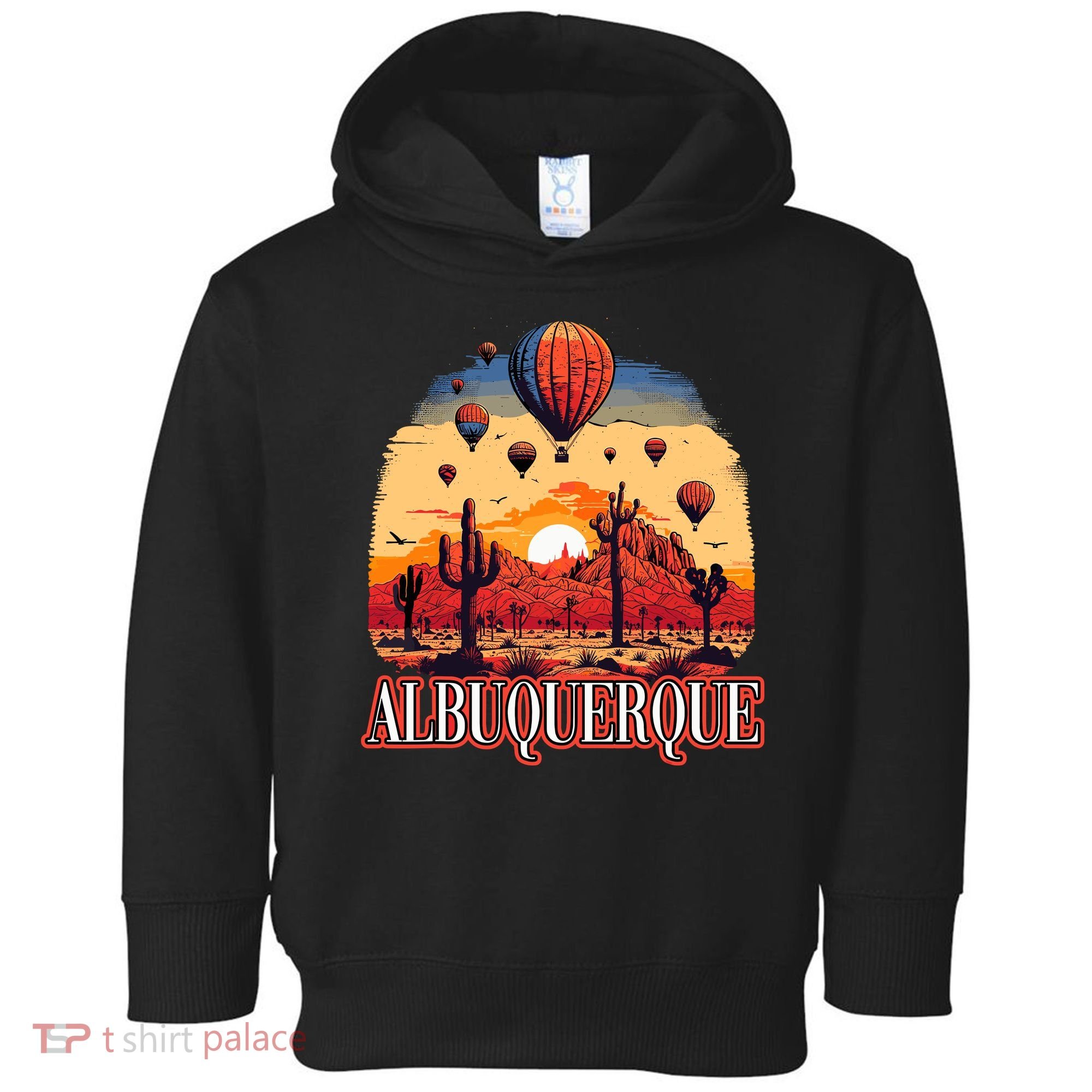 Albuquerque Balloon New Mexico Hot Air Balloon Toddler Hoodie