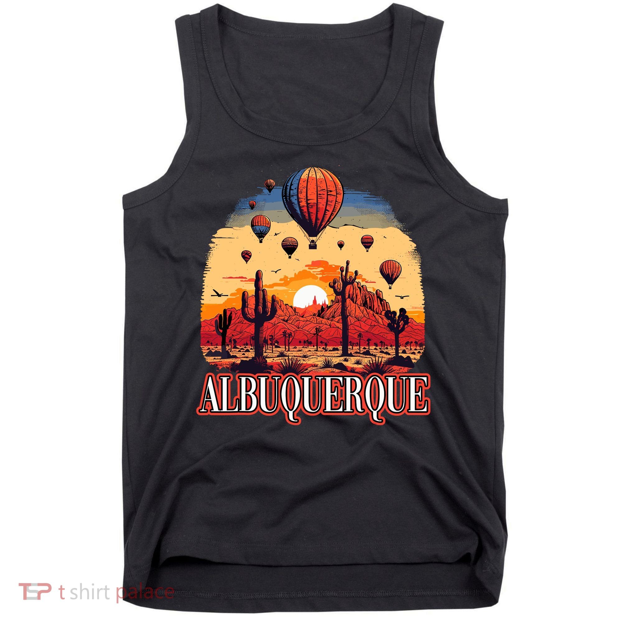 Albuquerque Balloon New Mexico Hot Air Balloon Tank Top
