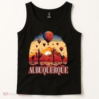 Albuquerque Balloon New Mexico Hot Air Balloon Tank Top thumb 2