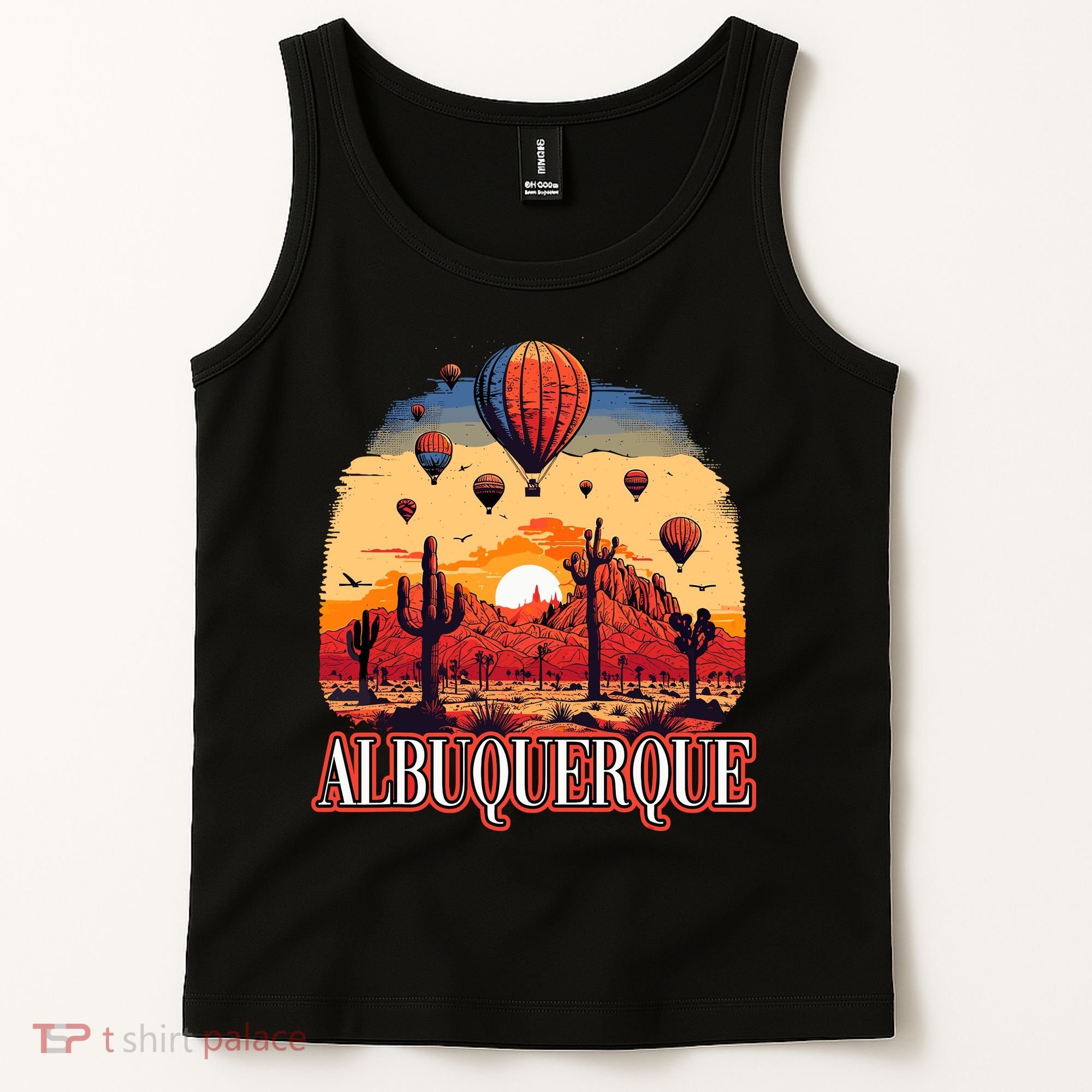 Albuquerque Balloon New Mexico Hot Air Balloon Tank Top