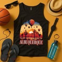 Albuquerque Balloon New Mexico Hot Air Balloon Tank Top thumb 4