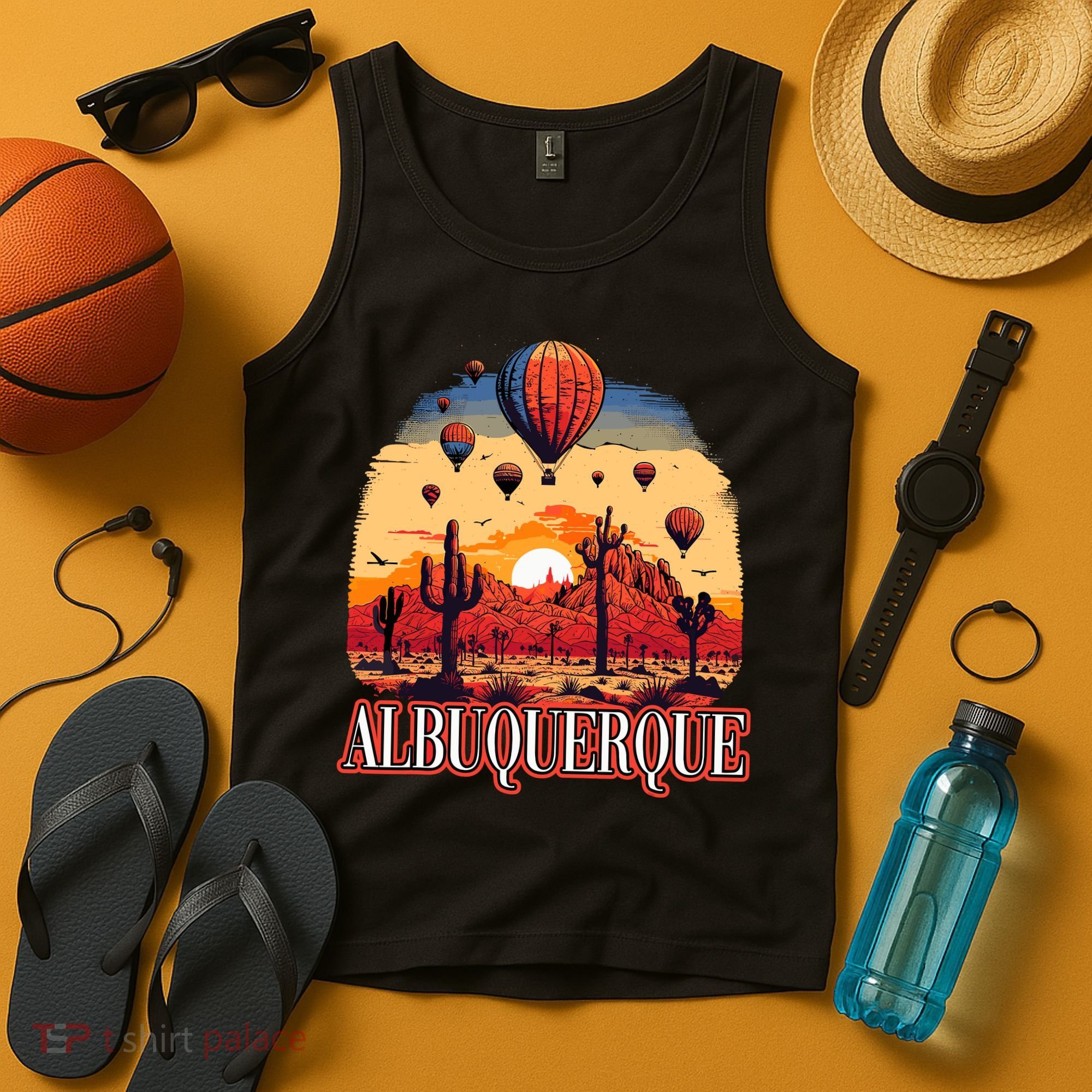 Albuquerque Balloon New Mexico Hot Air Balloon Tank Top