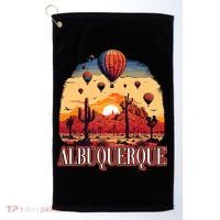 Albuquerque Balloon New Mexico Hot Air Balloon Golf Towel thumb 0