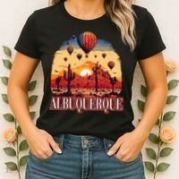 Albuquerque Balloon New Mexico Hot Air Balloon Women's T-Shirt thumb 2