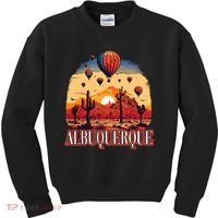 Albuquerque Balloon New Mexico Hot Air Balloon Kids Sweatshirt thumb 0