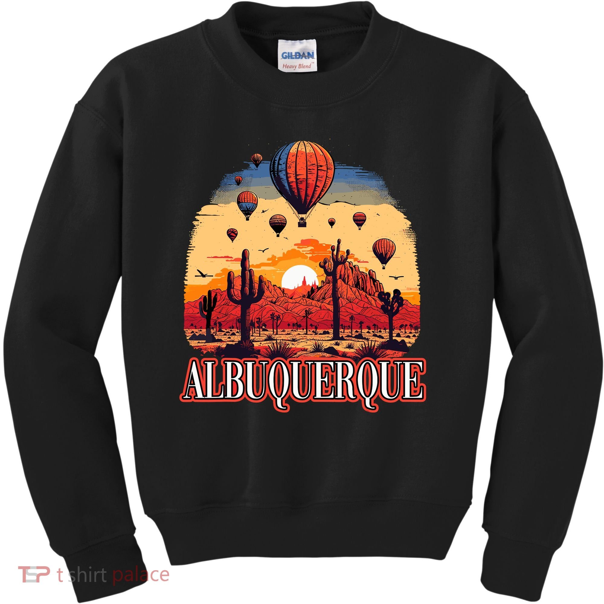 Albuquerque Balloon New Mexico Hot Air Balloon Kids Sweatshirt