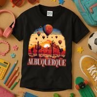 Albuquerque Balloon New Mexico Hot Air Balloon Kids T-Shirt thumb 3
