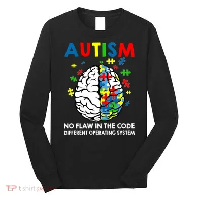 Autism Brain Operating System Long Sleeve Shirt