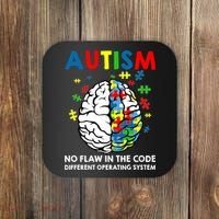Autism Brain Operating System Coaster thumb 0