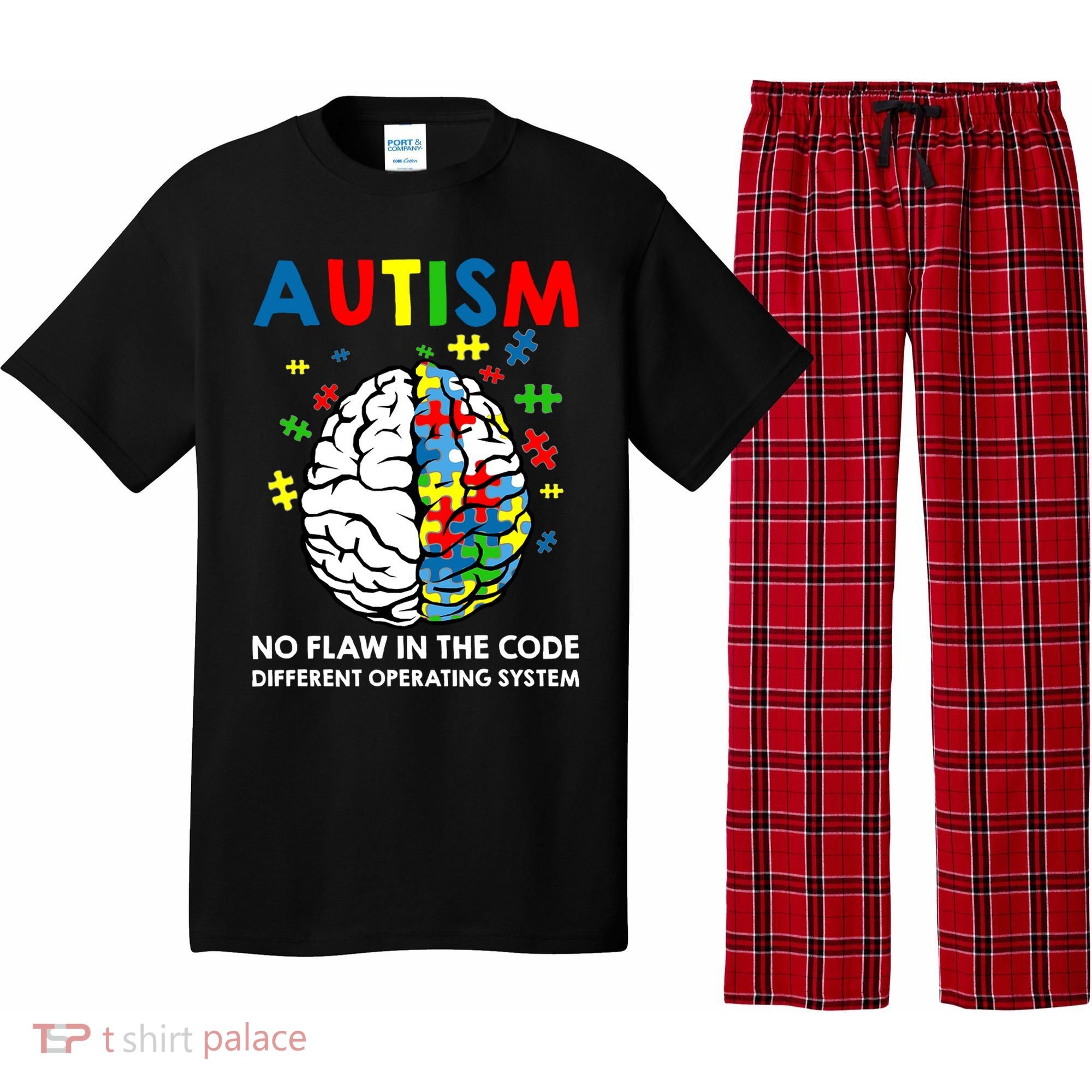 Autism Brain Operating System Pajama Set