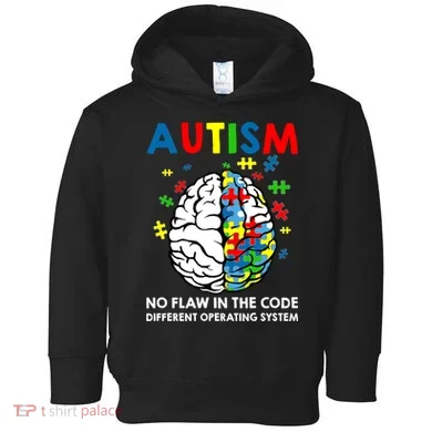 Autism Brain Operating System Toddler Hoodie