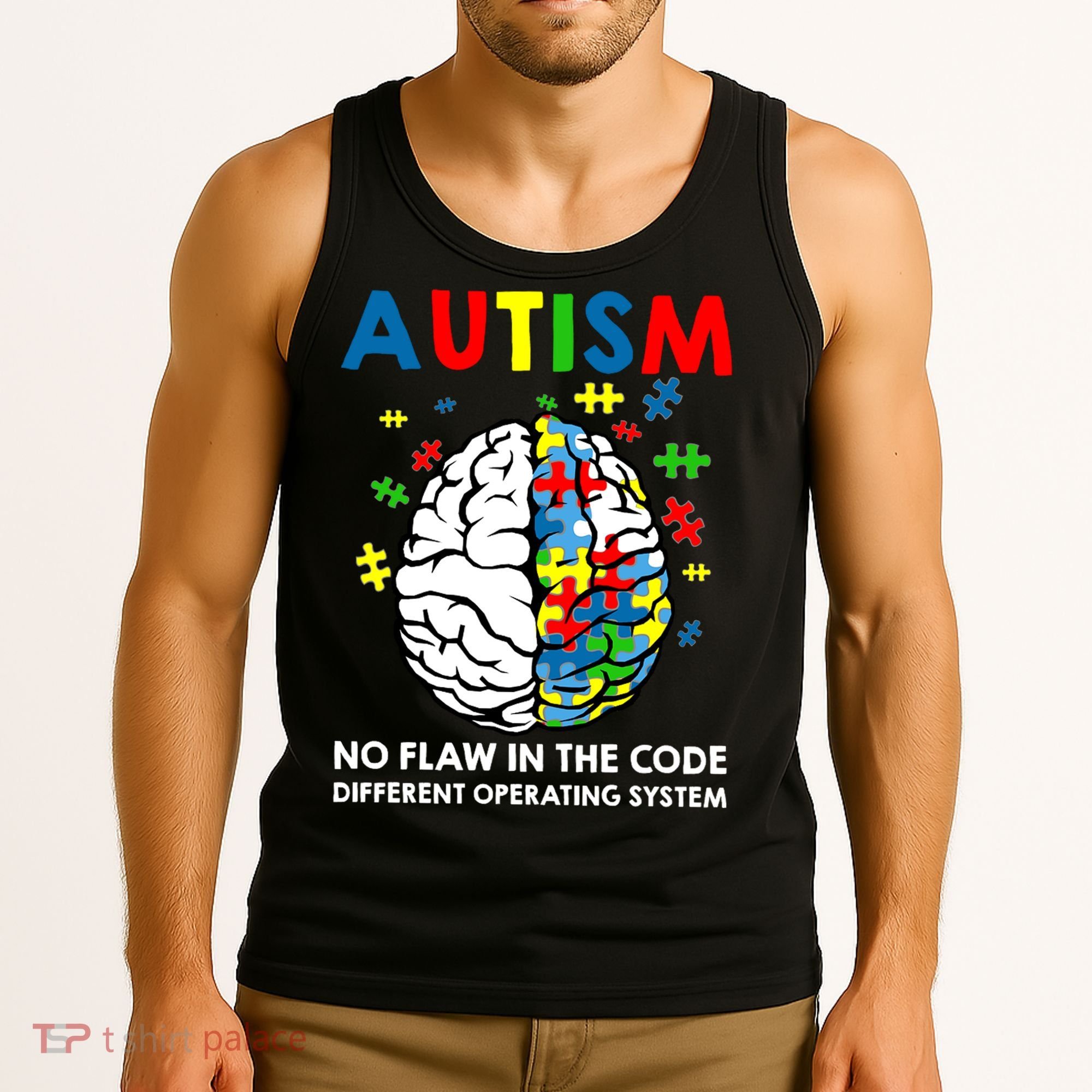 Autism Brain Operating System Tank Top