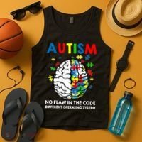 Autism Brain Operating System Tank Top thumb 4