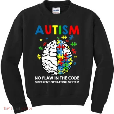 Autism Brain Operating System Kids Sweatshirt