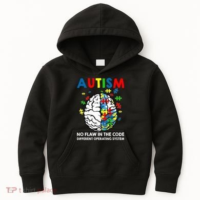 Autism Brain Operating System Kids Hoodie