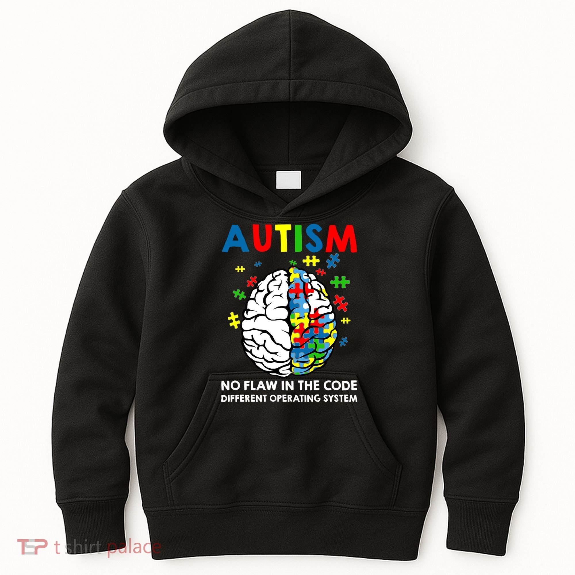 Autism Brain Operating System Kids Hoodie