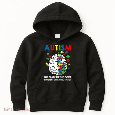 Autism Brain Operating System Kids Hoodie