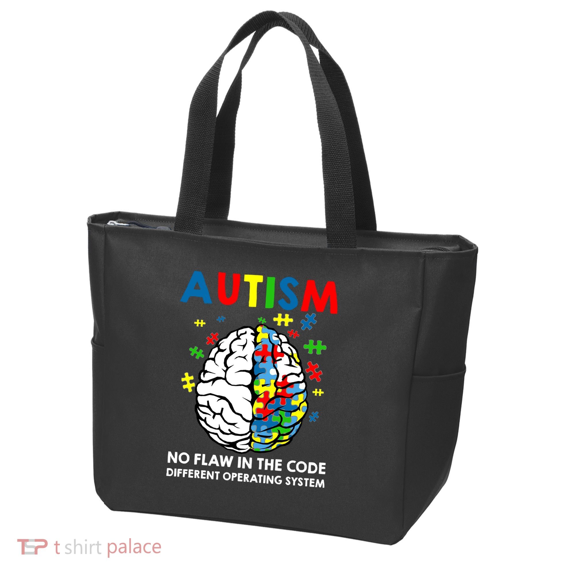 Autism Brain Operating System Tote Bag