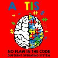 Autism Brain Operating System Santa Hat thumb 1