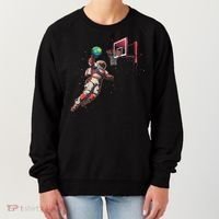 Astronaut Basketball Outer Space Gifts Women Space Women's Sweatshirt thumb 0