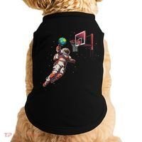 Astronaut Basketball Outer Space Gifts Women Space Doggie Tank thumb 0
