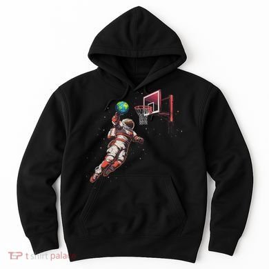 Astronaut Basketball Outer Space Gifts Women Space Hoodie