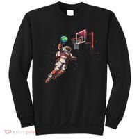 Astronaut Basketball Outer Space Gifts Women Space Sweatshirt thumb 0