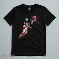 Astronaut Basketball Outer Space Gifts Women Space T-Shirt thumb 5