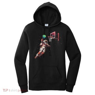 Astronaut Basketball Outer Space Gifts Women Space Women's Hoodie