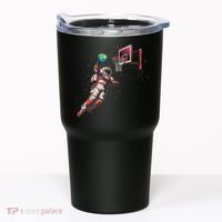 Astronaut Basketball Outer Space Gifts Women Space Tumbler thumb 0