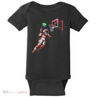 Astronaut Basketball Outer Space Gifts Women Space Baby Bodysuit thumb 0