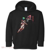 Astronaut Basketball Outer Space Gifts Women Space Toddler Hoodie thumb 0