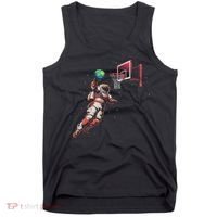 Astronaut Basketball Outer Space Gifts Women Space Tank Top thumb 0