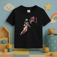 Astronaut Basketball Outer Space Gifts Women Space Toddler T-Shirt thumb 3